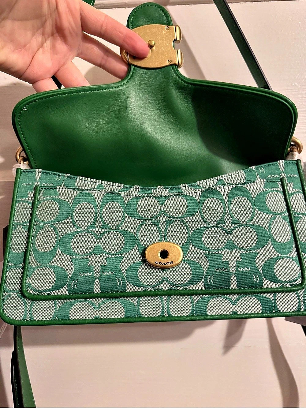 Coach x Brain Dead Green Tabby  NWT - Picture 6 of 12